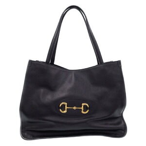 Gucci Horsebit 1955 Tote Bag Leather Black